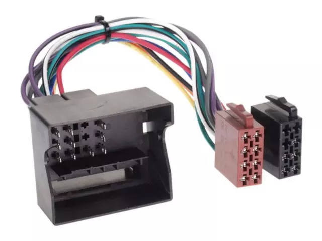 DIN ISO Stecker Radio Adapter Kabel für BMW Ford MINI MOST Quadlock Flachpin