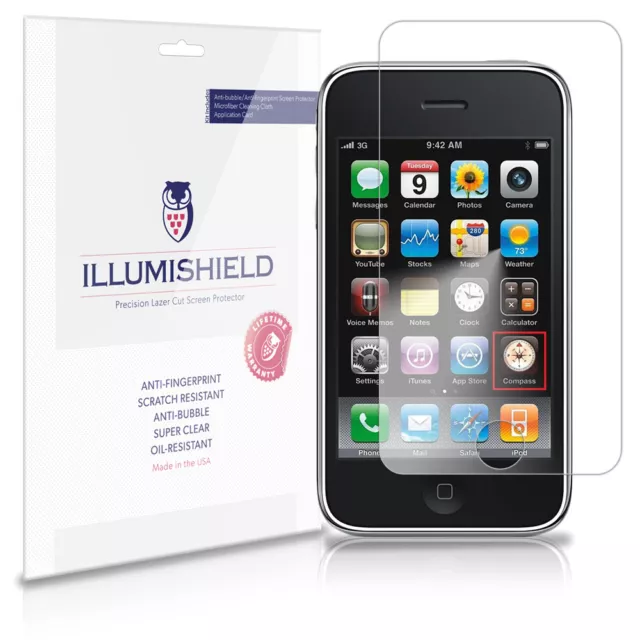 iLLumiShield Anti-Bubble/Print Screen Protector 3x for Apple iPod Touch 2