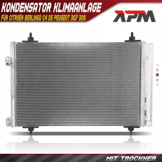 Kondensator Klimaanlage mit Trockner für Citroën Berlingo C4 DS Peugeot 307 308