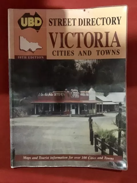 UBD Street Directory Victoria 10th Edition 1994 Retro Vintage Maps