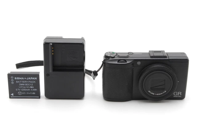 AS-IS Ricoh GR Digital III 3 10.0MP Compact Digital Camera Black JAPAN