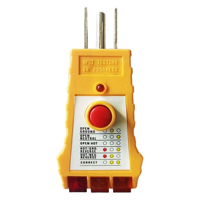 COMPACT SOCKET SAFETY Tester Easy Plug in Solution for Faulty Wiring ...