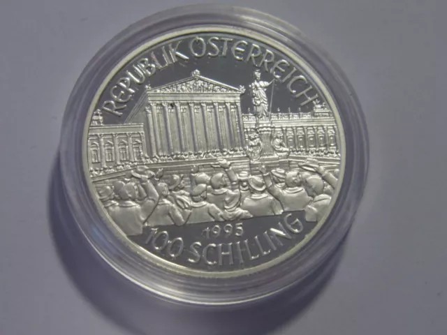 Österreich -100  Schilling - Silber - 1995 - PP - Erste Republik