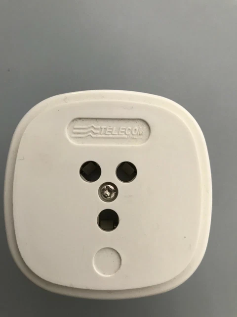 Filtro ADSL/Telefonico Tripolare RJ11 Telecom - Adattatore A Muro A Triple Presa Per Telefono, Fax, Modem