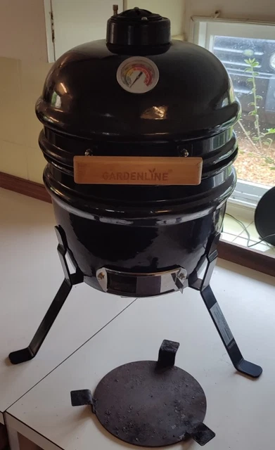 Deflettore Di Calore In Acciaio Inox Per Mini Kamado BBQ Aldi/Lidl/B&M - Per Cottura Indiretta E Affumicatura