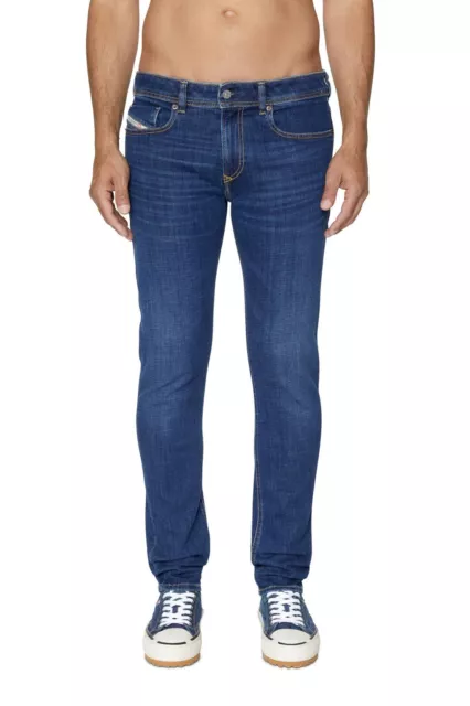 Diesel Jeans 1979 Sleenker 09b98 Skinny Fit Dark Blue Indigo soft stretch denim