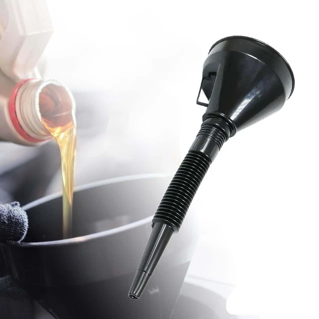 Produktbild von Öltrichter Set Mit Schlauch Und Sieb – Flexibler Trichter Mit Langem Hals, Abnehmbarer Filter Für Kfz-Werkzeuge, Weitwinkel-Trichter Für Motoröl
