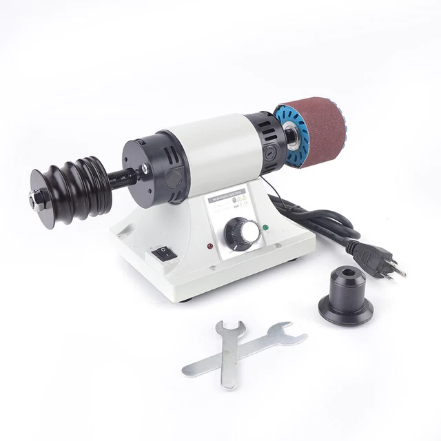 Máquina pulidora de pulido de cuero de borde de cuero de 0-8000 rpm 110 V 350 W