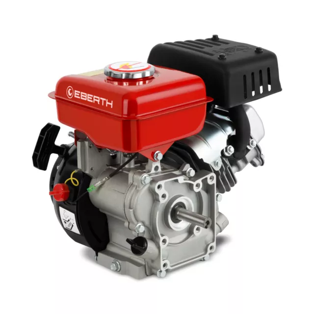 EBERTH 3CV moteur à essence 1 cylindre 4 temps avec arbre de 16,00 mm