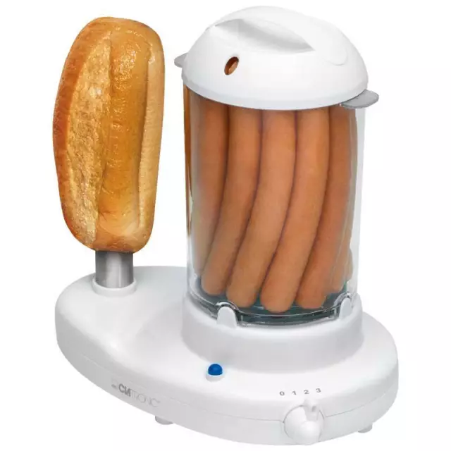 Macchina per Hot Dog e Cuoci Uova, 1 pin Riscaldati per Pane e Cuoci Uova  350W