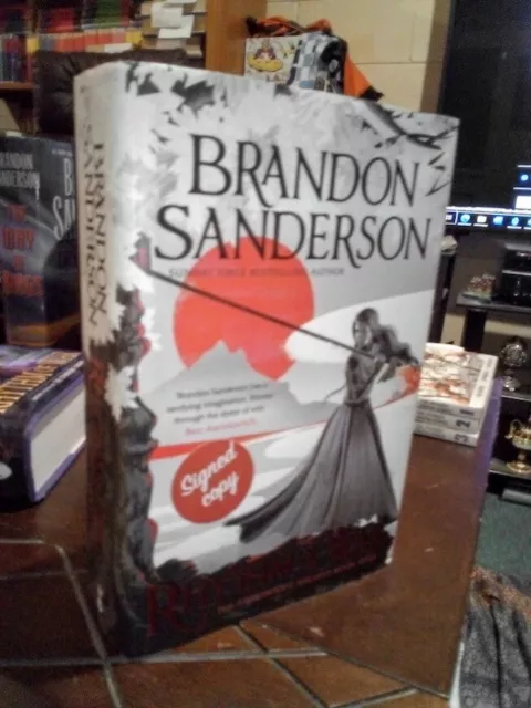 SIGNED - BRANDON SANDERSON - RHYTHM OF WAR- UNREAD...1st Ed,  1st Print - UK Ed
