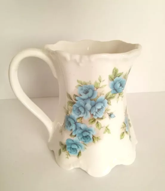 St. George Fine Bone China England Blue Floral Tea Coffee Cup Mug