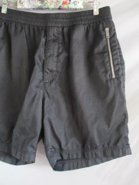 Givenchy authentic black monogram pull on classic modern beach shorts XL