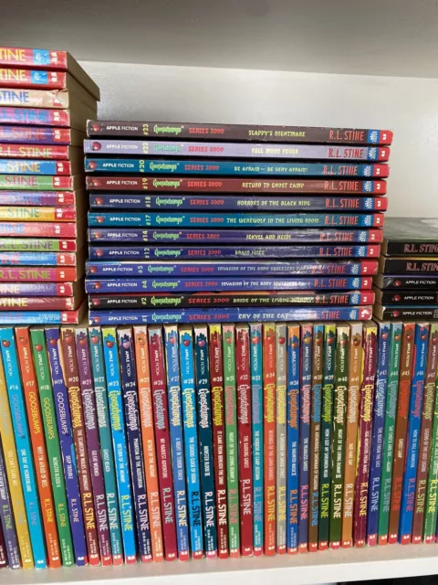 RL Stine Goosebumps Complete Set 1-62 Original 90s Books, Series 2000 & More 3