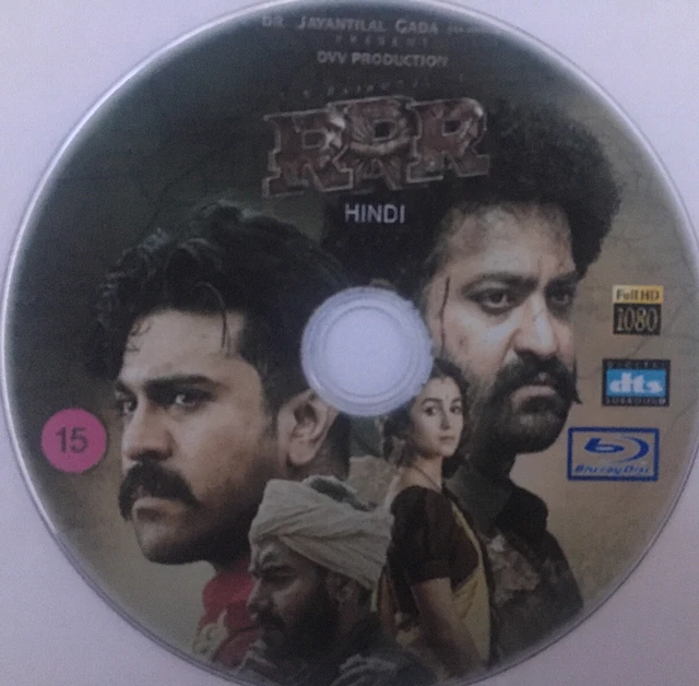 RRR (FILM) 2022 BOLLYWOOD BLU RAY with english subtiltes £6.00
