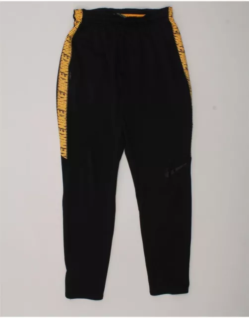 NIKE Girls Dri Fit Tracksuit Trousers 10-11 Years Medium  Black Polyester AL05