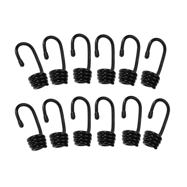 12Pcs Steel Wire Hooks for 6mm Marine Boat Shock Cord Bungee Rope