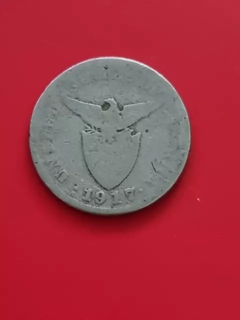 1917 Philippines USA Five Centavos