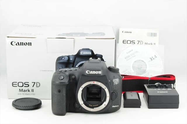 Canon EOS 7D Mark II Shutter count 47000 Near Mint in Box From Japan #5557