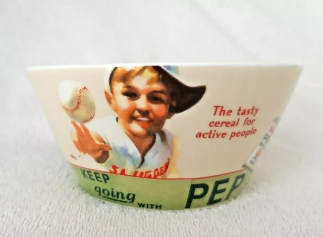 "Vintage" Kellogg's Pep Bran Flakes Cereal Bowl 2006