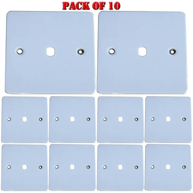 10 packs of 2w Dimmer 1 Gang Light Switch Plate Dimmable White 60W to 400W