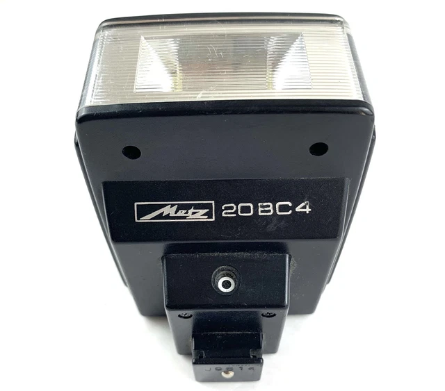 Metz Mecablitz 20 BC 4 shoe mount flash With Manual Vintage Untested 2