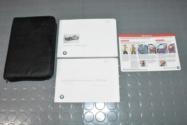 1997 BMW Z3 1.9 Owners Manual - SET
