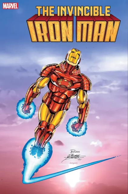 Invincible Iron Man Vol 4 #8 Variant George Perez Cover