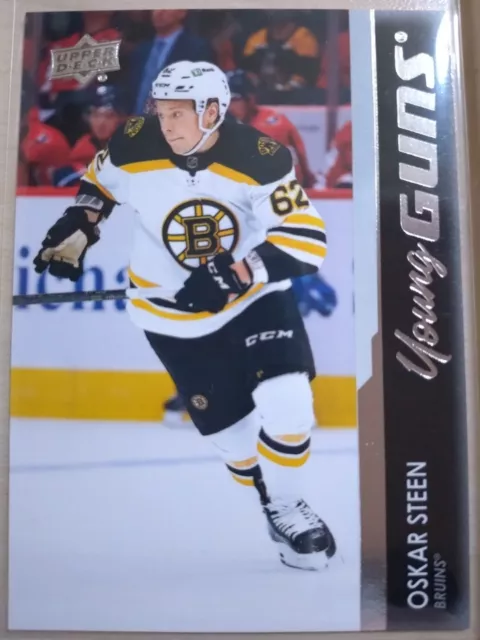Oskar Steen Young Guns - Boston Bruins - Upper Deck Series 2 Hockey 2021-22 NHL