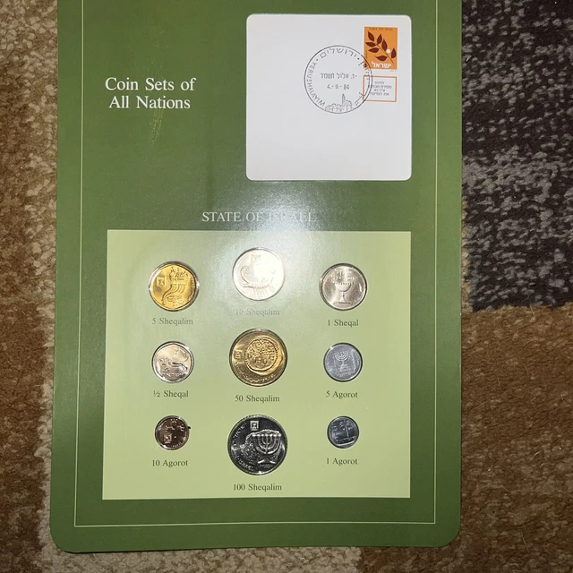 FRANKLIN MINT Coin Sets Of All Nations Volume 1 (PRC Yuan 5,2,1 + Info Cards) 12