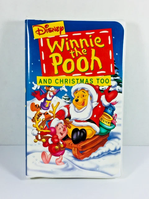 WINNIE THE POOH And Christmas Too (Disney) Vhs Tape (1997) Pooh ...