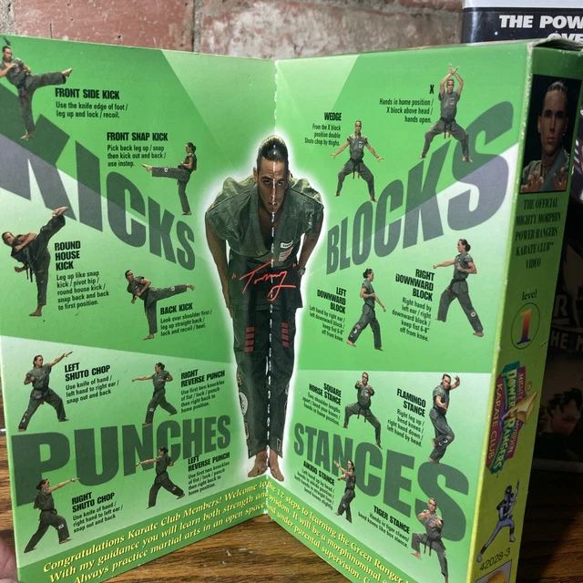MIGHTY MORPHIN POWER Rangers VHS Lot - The Movie & Karate Club Level 1 ...