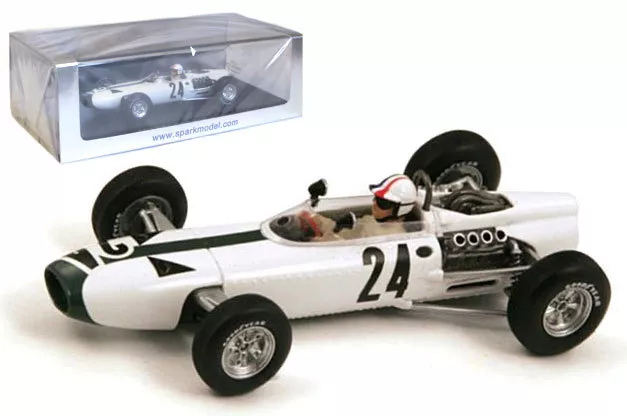 Spark S1159 BRM P261 #24 Belgium GP 1966 - Bob Bondurant 1/43 Scale