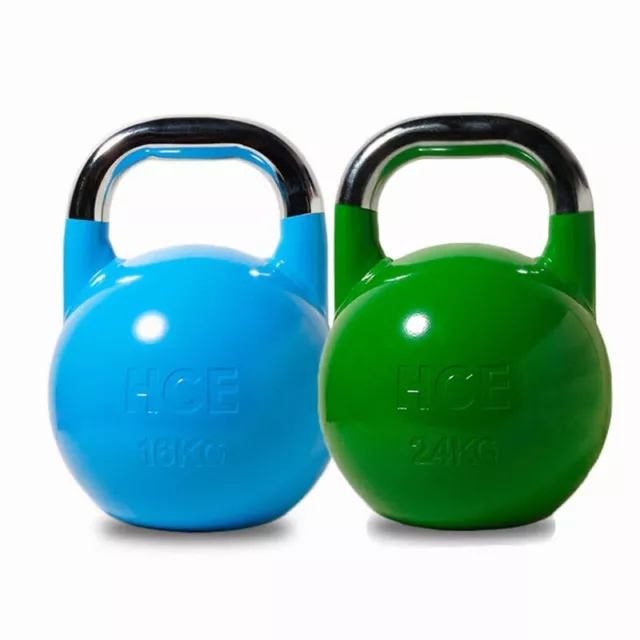 40kg Steel Competition Kettlebell Set Kettle Bell Bells Weight Fitness Exercise