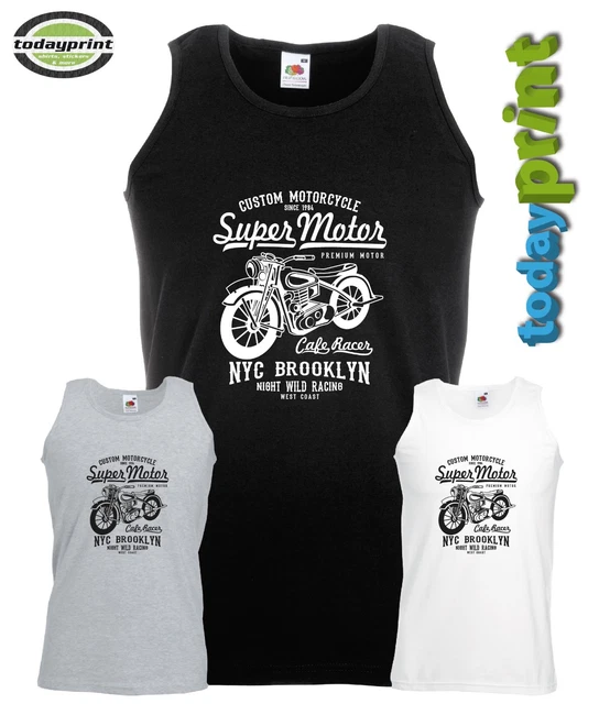 Muscle Shirt, Super Motor Cafe Racer, Custom Rocker, Moto, Rockability