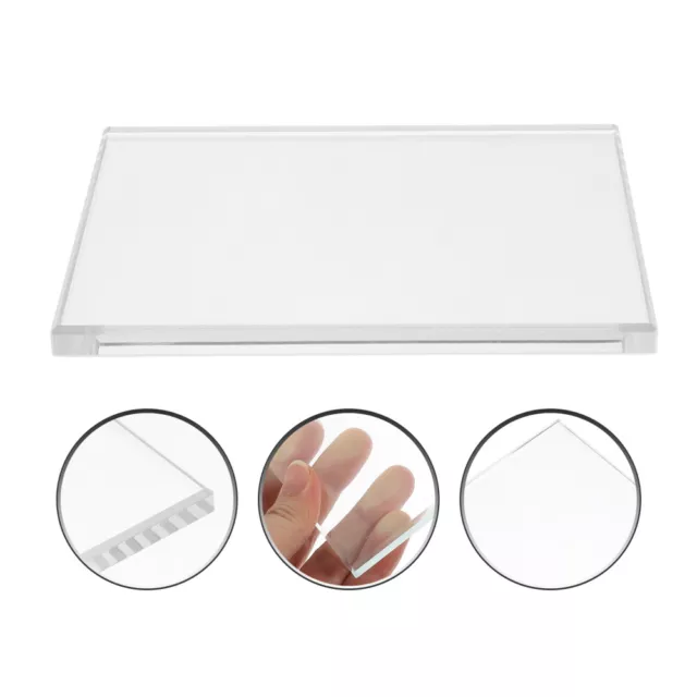 Tempered Glass Clear Sheet Board DIY Craft Grinding Scraping Plate