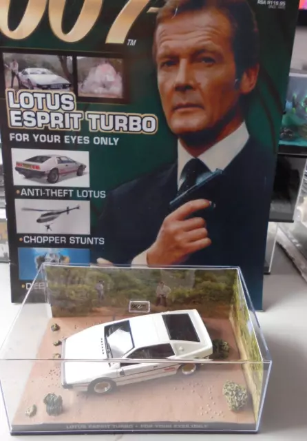 JAMES BOND  car collection # 68 LOTUS ESPRIT TURBO FOR YOUR EYES ONLY WITH MAG