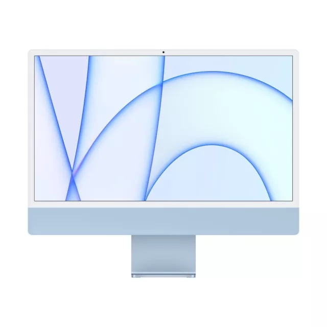 ⭐️ Apple iMac 24in M1 16GB/256GB 8/8-Core Blue TouchID Keyboard Z12W000NR 2021 ✅