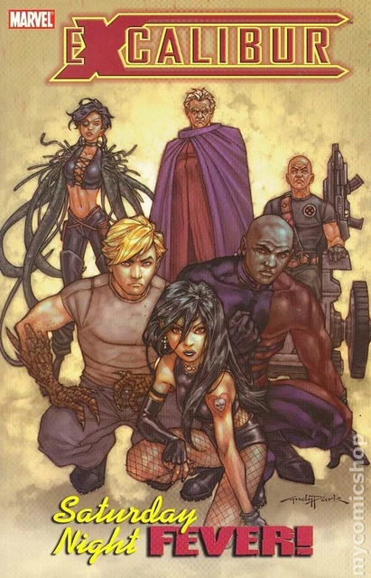 Excalibur TPB By Chris Claremont and Aaron Lopresti 2-1ST NM 2005 Stock Image