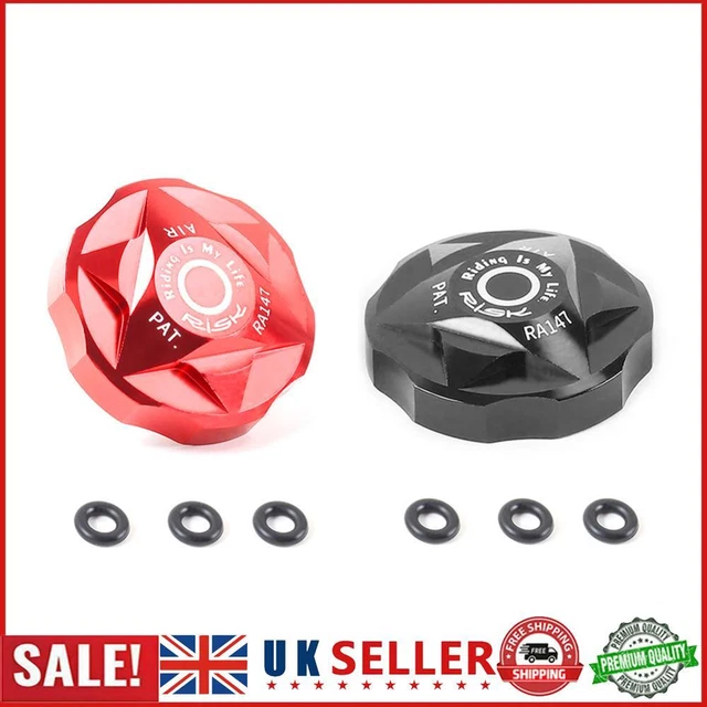 RISK Mountain MTB Bike Fork Shoulder Air Nozzle Cover Shockproof Front Fork Cap