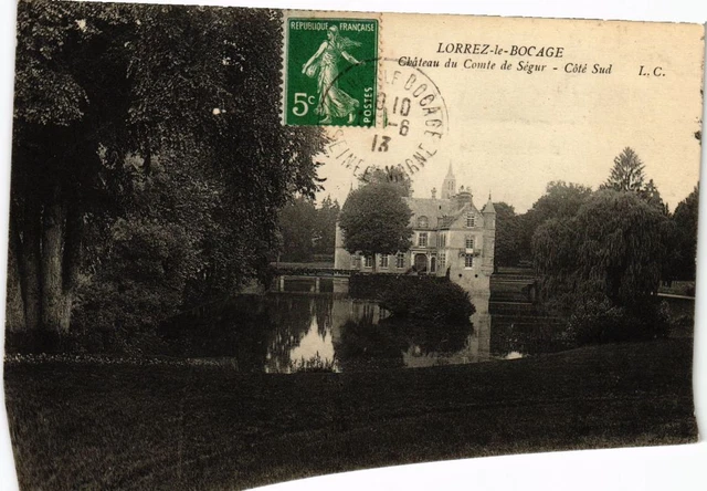 CPA LORREZ-le-BOCAGE Chateau du Comte de Segur (1299493)