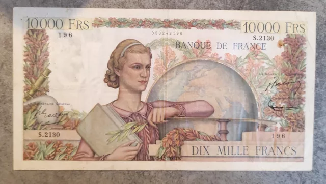 France - Billet de  10000 Francs Génie Français du 06/12/1951 S.2130