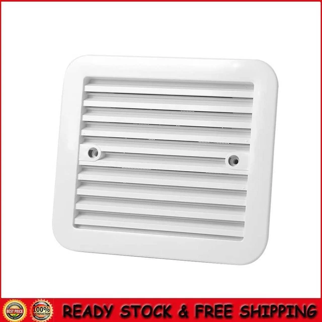 Silent 12V Fridge Vent with Fan for RV Trailer Caravan Side Air Ventilation Fan