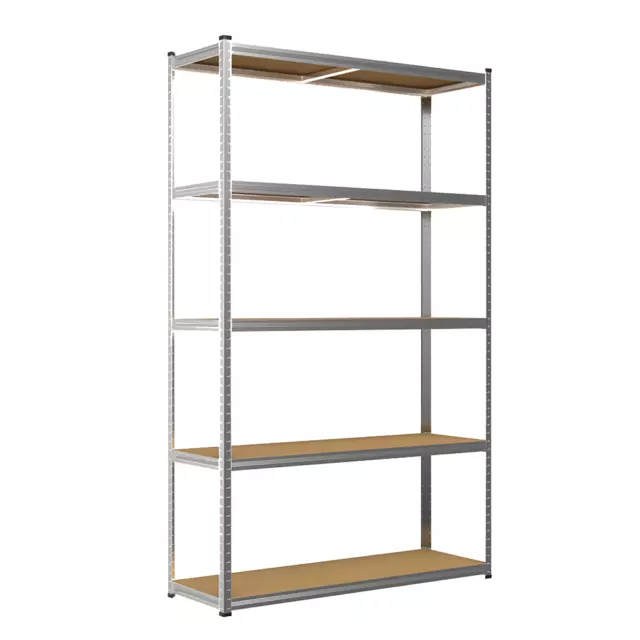 4 x Galvanised Shelving | Garage Unit Storage Racking Heavy Duty Shelves 200kg 2