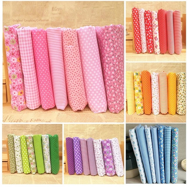 Craftido Stoffbündel – 10 Fat Quarters Baumwolle, Bunt & Vielseitig