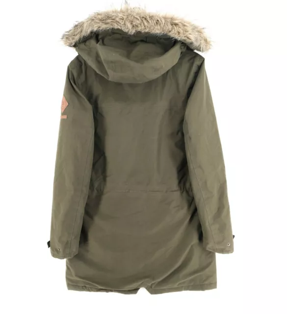 Regatta Vert Long Rembourré Veste Parka Taille Ue 36 UK 10 US 6 3