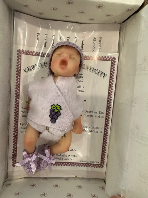 “Sour Grapes” Ashton-Drake Galleries Vinyl Doll-Sweet As You Please Collection