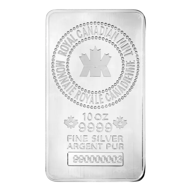 10 oz Silver Bar | Royal Canadian Mint