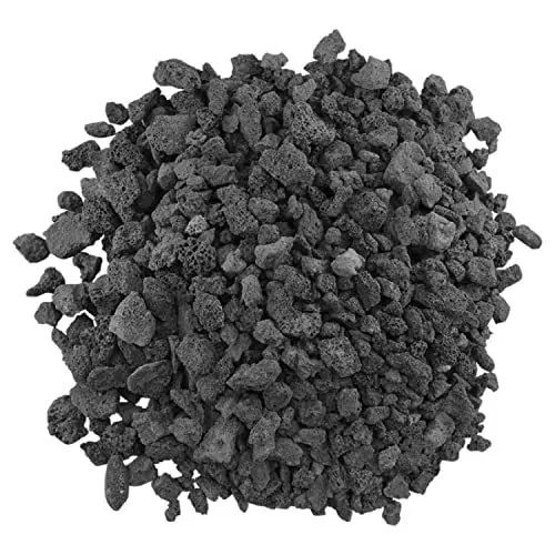 American Fireglass lava mediana de 1/2 pulgada a 1 grosor x 10 libras, negro