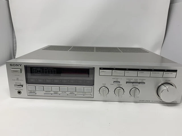 Vintage Sony Legato Linear FM Stereo/FM-AM Receiver STR-VX5. Tested.